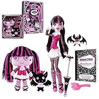 Monster High Draculaura and Count Fabulous Doll and Plush Set of 2