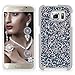 S6 Case, Galaxy S6 case, Cellularvilla [Slim Fit] [Hybrid] Luxury Bling Jewel Rock Crystal Rhinestone Diamond Case [Shockproof] Dual Layer Protective Cover for Samsung Galaxy S6 (Aqua Blue Silver)