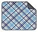 Envision Home 435900 Microfiber Dish Drying Mat, 16 by 18-Inch, Cobalt Plaid