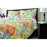 Tache 3 Piece A Leap into Summer Bedspread, California King