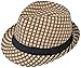 Simplicity Trilby Summer Beach Sun Straw Fedora Hat w/ Band