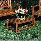 Poly-Wood 32-Inch by 18-Inch Coffee Table - Teak