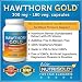 NutriGold Hawthorn Berry, 300 mg (180 Vegetarian Capsules) The Gold Standard in Hawthorne Berries Standardized Supplements