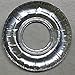 40 Pcs. Aluminum Foil Round Gas Burner Disposable Bib Liners Covers