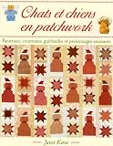 Chats et Chiens en Patchwork. Panneaux, Couronnes Guirlandes et Personnages Amusa