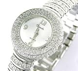 New Ladies 18K Plated Bracelet Crystal Watch Made with SWAROVSKI Elements