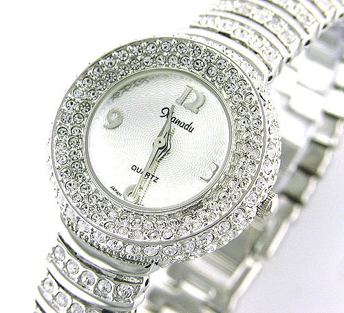 New Ladies 18K Plated Bracelet Crystal Watch Made with SWAROVSKI Elements