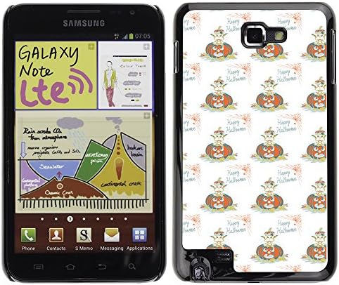 PatternViking PC Polycarbonate Aluminium Back Case Cover Samsung Galaxy Note ( happy halloween )
