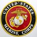 U.s. Marines 12" Circular Sign