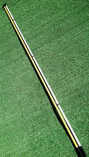 Golfnsticks Golf Alignment Sticks (2-pack) No Minimum. Team Colors! Always Free Shipping! (white and yellow)