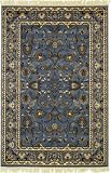 5x8 Blue Persian Kashan Rug