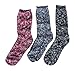 Lucky Love (TM Marled Crew Length Camp Boot Socks for Women, 2 & 3 Pack Options