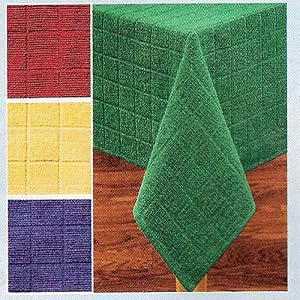TERRY TABLECLOTH - 100% COTTON (RED - 60