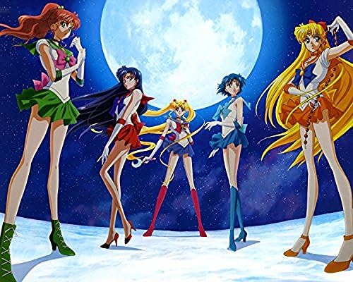 Superb Poster Square Sailor Moon Poster Crystal Anime Japanese Wall Art