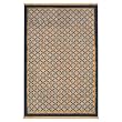 5' x 2'6" Hand-Knotted Tibetan Wangden Lotus Flower Wool Area Rug