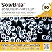 Solar Brite Deluxe 50 LED Super Bright White Decorative Solar Fairy String Lights, choice of light effect. Ideal for Trees, Gardens, Festive Parties & More...