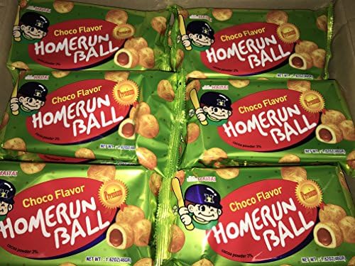 Haitai Homerunball biscuit choco flavor 46g (Pack of 5) Party snacks Gift Kids Snacks