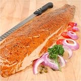 Norwegian Hot Smoked Pepper Salmon - Whole Side by Gourmet Food Store