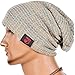 Z&s Mens Womens Slouch Long Beanie Winter Knit Skull Cap Hat B0724