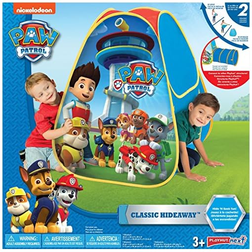 Playhut Paw Patrol Classic Hideaway Playhouse, Blue Epic Kids Toys