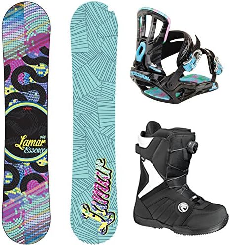 Lamar Essence Complete Women's Snowboard Package with Rossignol Bindings and Flow Vega BOA Boots BOARD SIZE 151