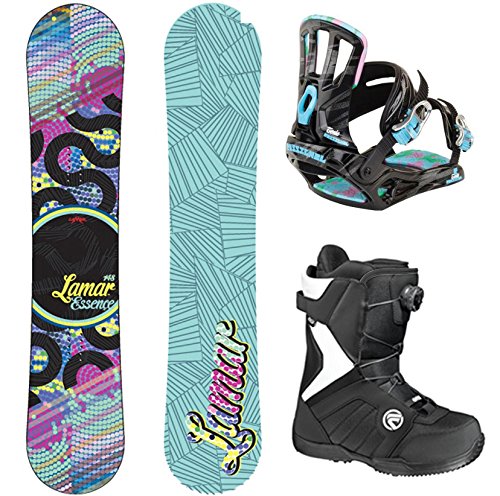 Lamar Essence Complete Women's Snowboard Package with Rossignol Bindings and Flow Vega BOA Boots BOARD SIZE 151