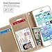 GOOSPERY Rich Wallet for Apple iPhone SE Case (2016) iPhone 5S Case (2013) iPhone 5 Case (2012) Extra Card Slots Leather Flip Cover - Gold