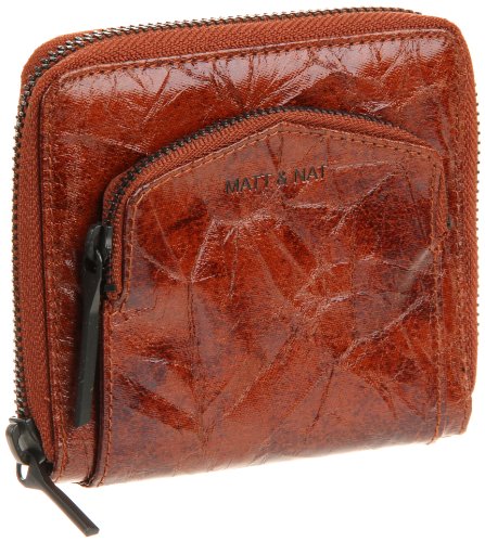 Matt & Nat Womens F11Irving-JP Wallet,Cognac,one size