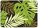 Ritz Brown Palm Print Reversible Placemats, Set of 4