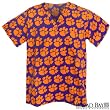Clemson Scrubs Top Shirt Clemson Tigers 100% Natural Cotton - NOT a CHEAP BLEND - For HIM or HER- GIFT Ideas for Man Men Woman Women Ladies Nurses MOM Mother or DAD Father