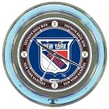 NHL New York Rangers 14-Inch Diameter Neon Clock