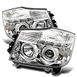04-07 NISSAN TITAN PROJECTOR HEADLIGHTS HALO - CHROME