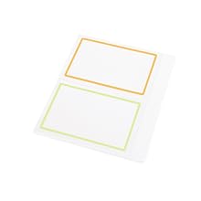 Avery Removable Label Pad, 2 x 3 Inches, Assorted Borders, 80 Labels (22019)