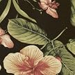 Set of 2 Wicker Chair Cushions - Brown Floral