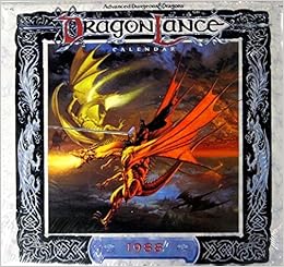 1988 Advanced Dungeons & Dragons Calendar: Dragonlance: Clyde Caldwell 1988 Advanced Dungeons & Dragons Calendar: Dragonlance: Clyde Caldwell