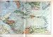 1910 Map West Indies Central America Panama Jamaica