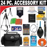 24 PC ULTIMATE SUPER SAVINGS DELUXE DB ROTH ACCESSORY KIT FOR THE For The Olympus C-2100, C-2500 L, C-2000, D-340R, D-620L, D-400 Zoom, D-340L, D-600L Digital Cameras + BONUS Gift = Waterproof Camera = Great For Kids