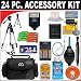 24 PC ULTIMATE SUPER SAVINGS DELUXE DB ROTH ACCESSORY KIT FOR THE For The Olympus C-2100, C-2500 L, C-2000, D-340R, D-620L, D-400 Zoom, D-340L, D-600L Digital Cameras + BONUS Gift = Waterproof Camera = Great For Kids