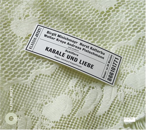 Kabale und Liebe, 1 Audio-CD