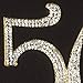 Ella Celebration 50 Cake Topper Gold 50th Birthday or Golden Anniversary Party Rhinestone Number Decoration (Gold)
