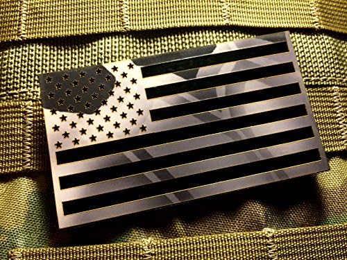 Standard Infrared Kryptek Raid Alpine Nylon Ir Us USA Flag Velcro Uniform Patch 3.5x2