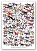 One Hundred Dogs and a Cat by Kevin Whitlark 37"x28" Art Print Poster