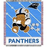 Carolina Panthers NFL Triple Woven Jacquard Throw (Baby Series) (36x46")