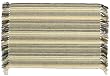 Durable Hand Woven 100% Cotton Striped Placemat 12x18 Inches Set of 6
