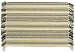 Durable Hand Woven 100% Cotton Striped Placemat 12x18 Inches Set of 6