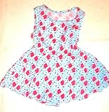 Infants 12-18-24 Months 2-piece Babydoll Swimwear Aqua w/Roses