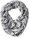 D&Y Women's Floral Mixed Media Loop Scarf