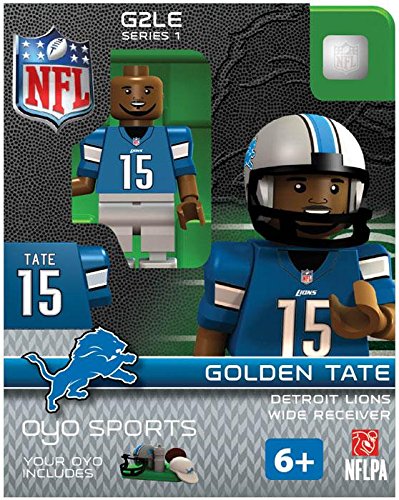 Golden Tate OYO NFL Detroit Lions G2 Series 1 Mini Figure Limited Edition