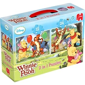 Disney Winnie the Pooh - 2 in a Box Jigsaw Puzzles