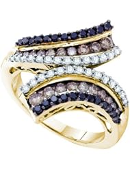 1.00CT COGNAC DIAMOND FASHION RING